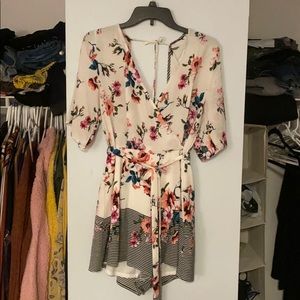 Floral Low Cut Jumper